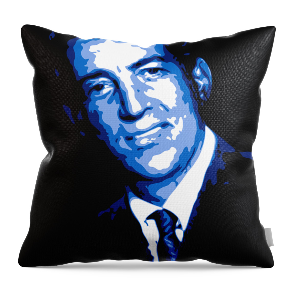 Dean Martin Throw Pillow featuring the digital art Dean Martin by DB Artist