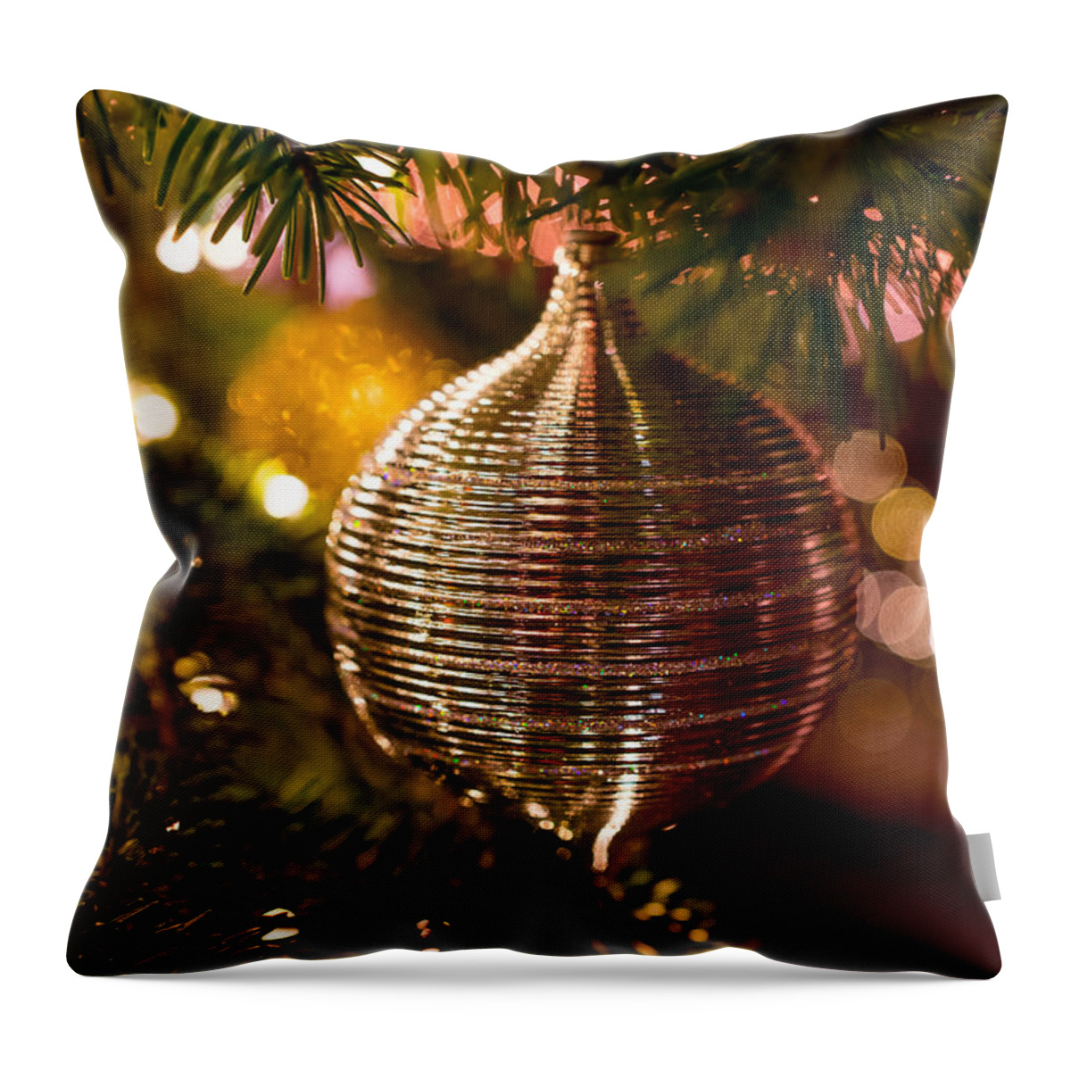 Holidays Throw Pillow featuring the photograph Deck the Halls by Derek Dean
