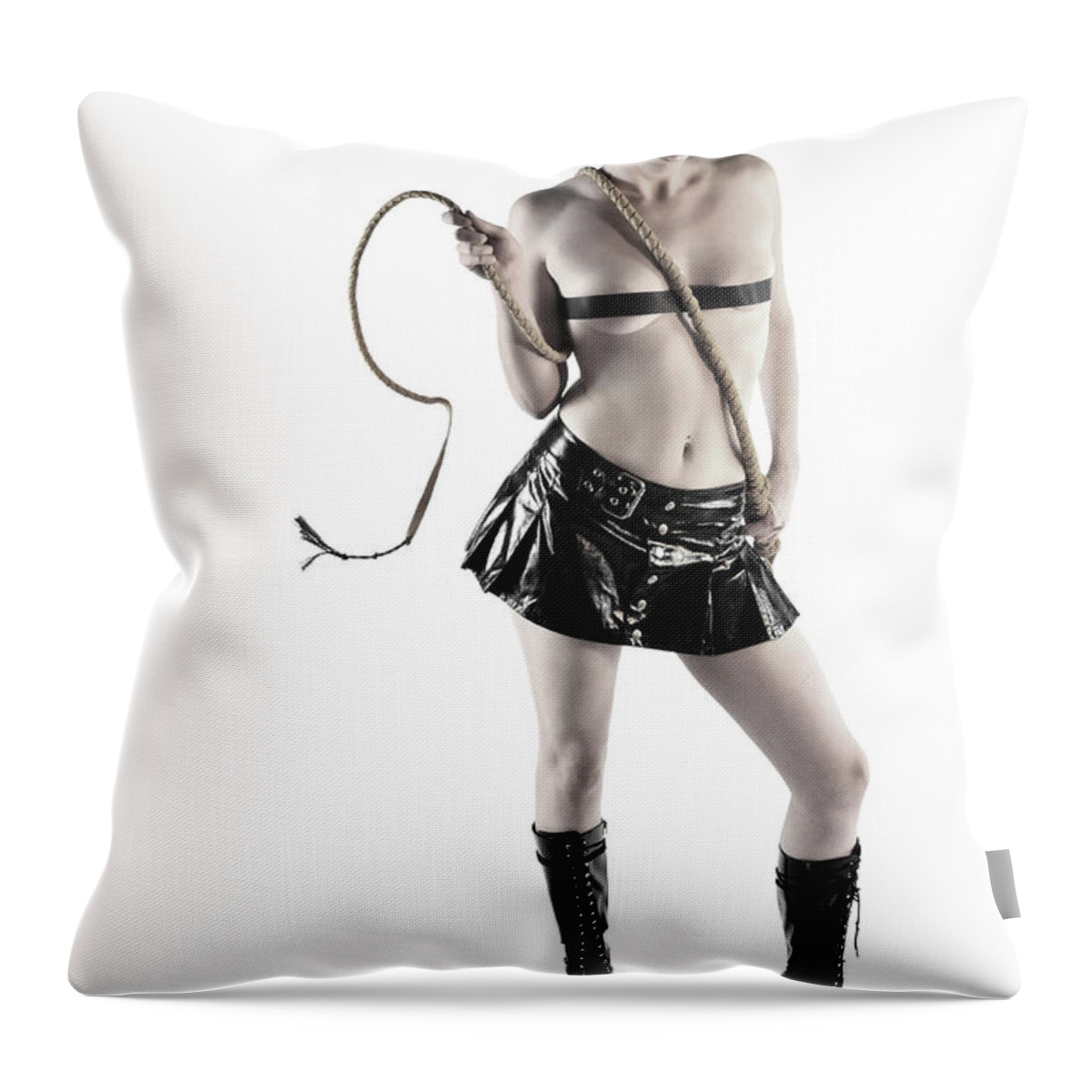 Artistic Throw Pillow featuring the photograph Do You See This by Robert WK Clark