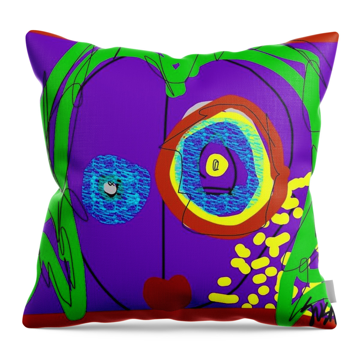 Donna Reed Throw Pillow featuring the digital art The Belle of the Ball created for Donna Reed by Susan Fielder