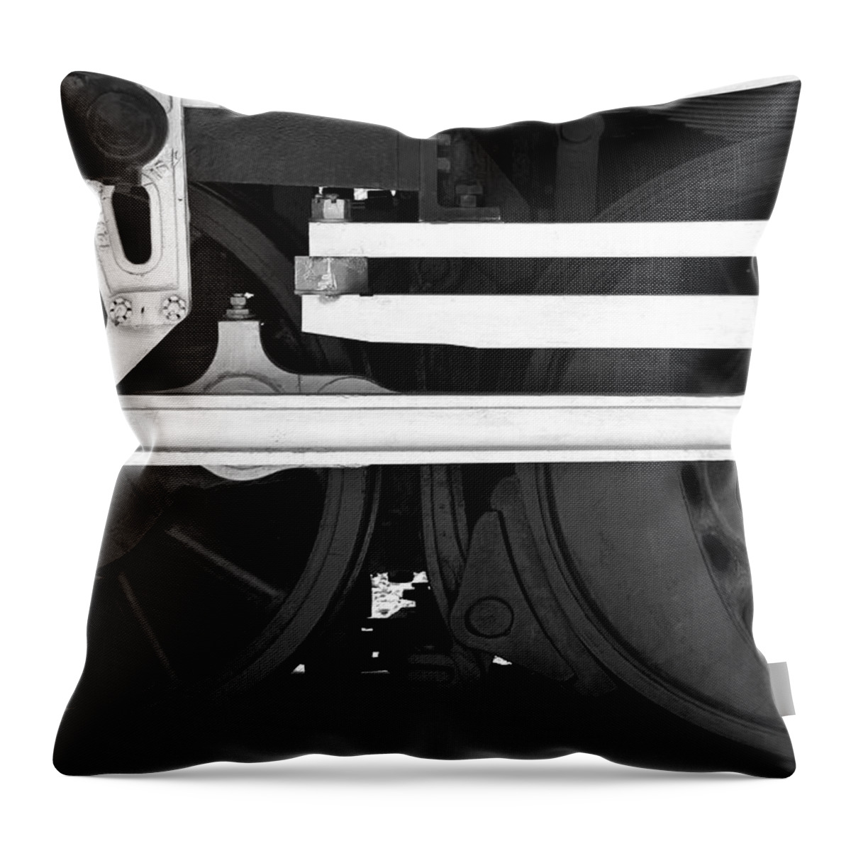 Drive Train Throw Pillow featuring the photograph Drive Train by Mike McGlothlen