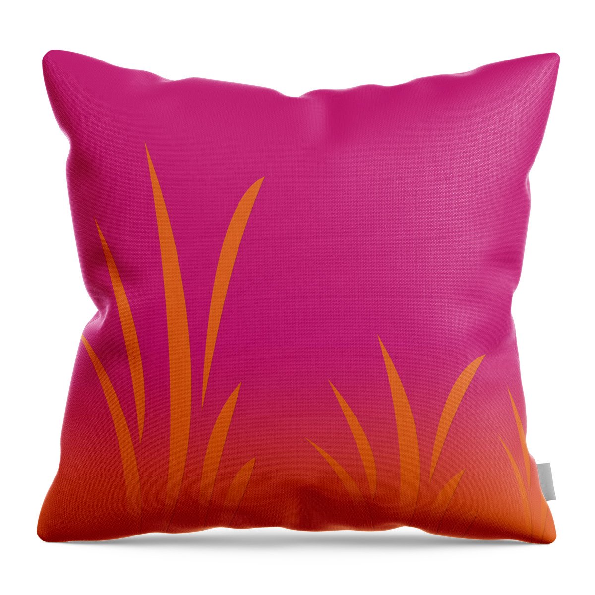 Digital Painting Throw Pillow featuring the painting Dune Sunset No2 by Bonnie Bruno
