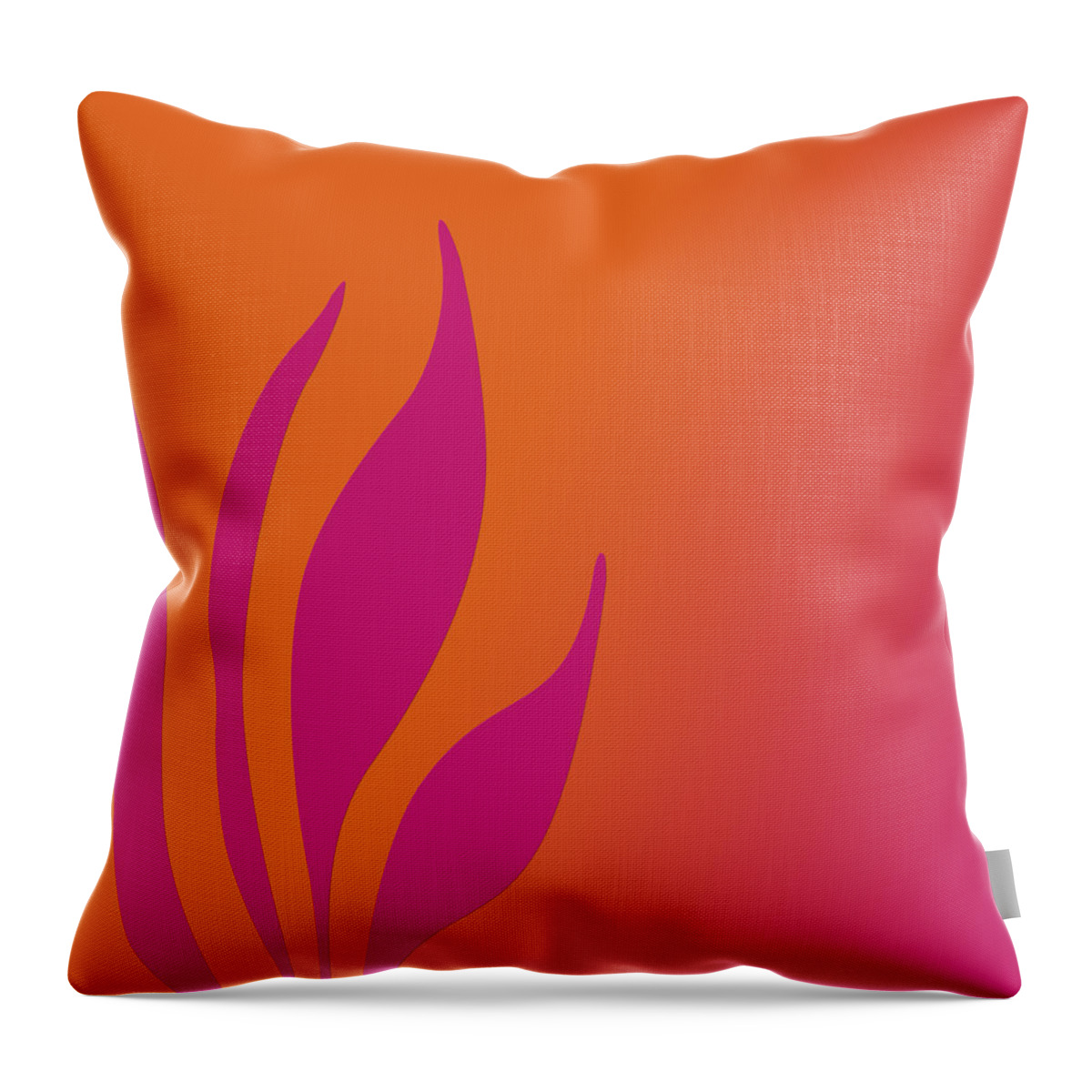 Colorful Throw Pillow featuring the painting Dune Sunset No3 by Bonnie Bruno