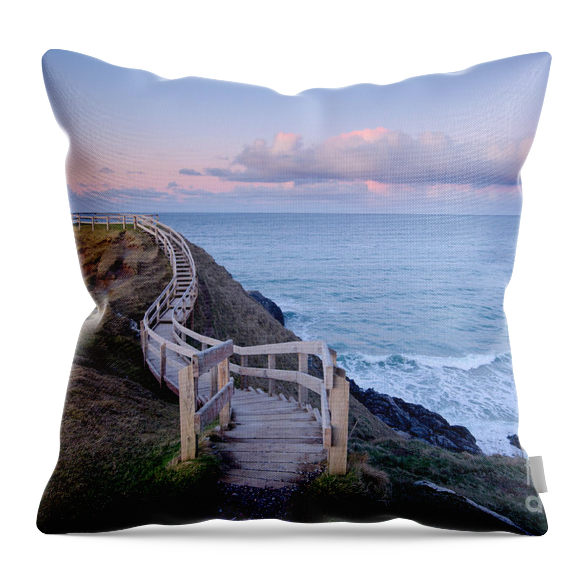 Durness Throw Pillow featuring the photograph Durness by Smart Aviation