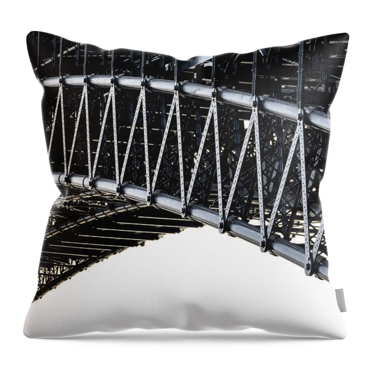 Eads Bridge Throw Pillow featuring the photograph Eads Bridge by Holly Ross