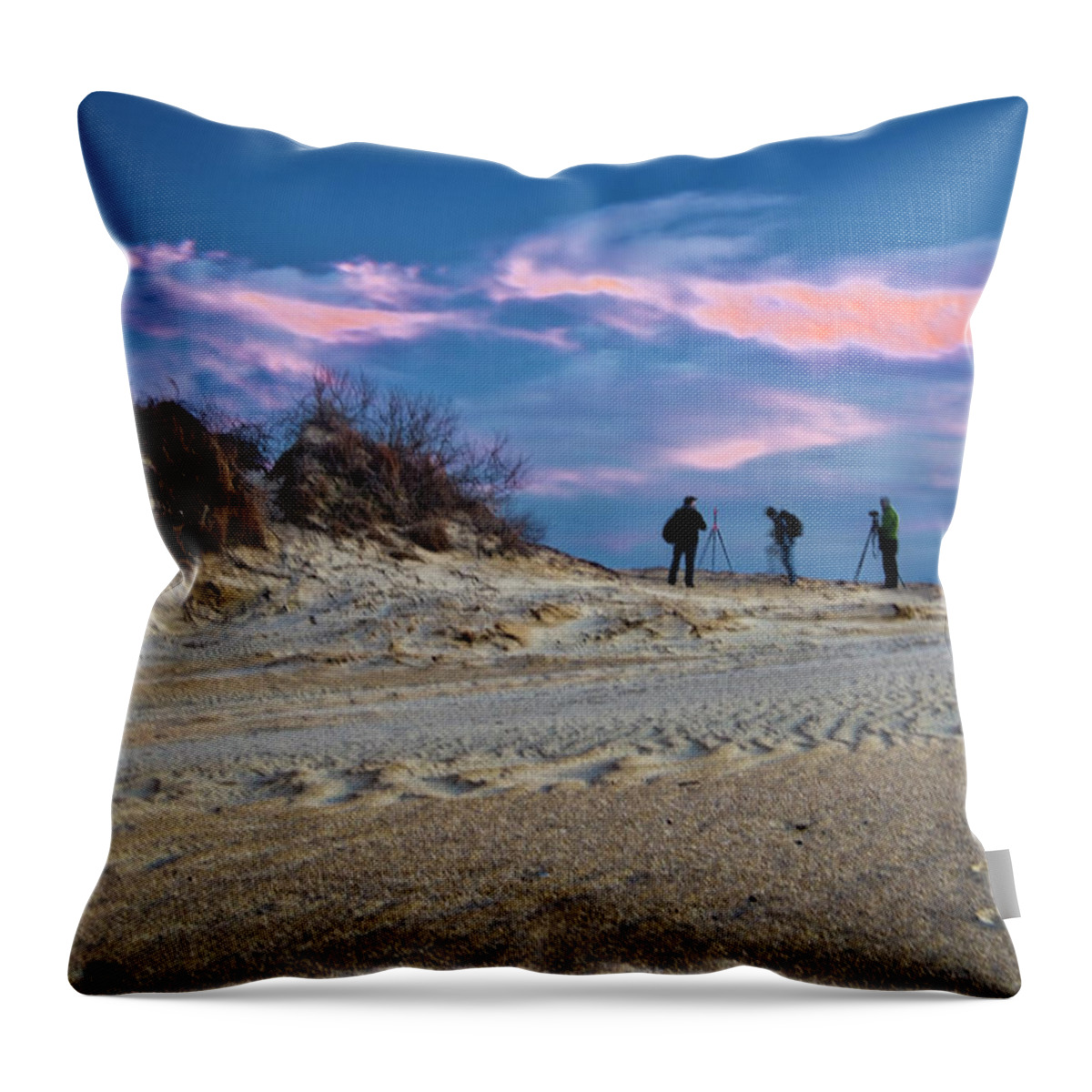 Landscapes Throw Pillow featuring the photograph End of Day by Donald Brown