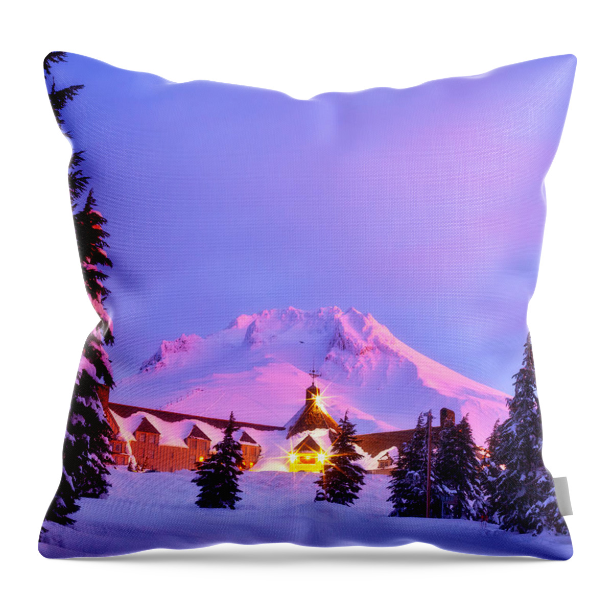 Sunrise Throw Pillow featuring the photograph End of the Year by Darren White