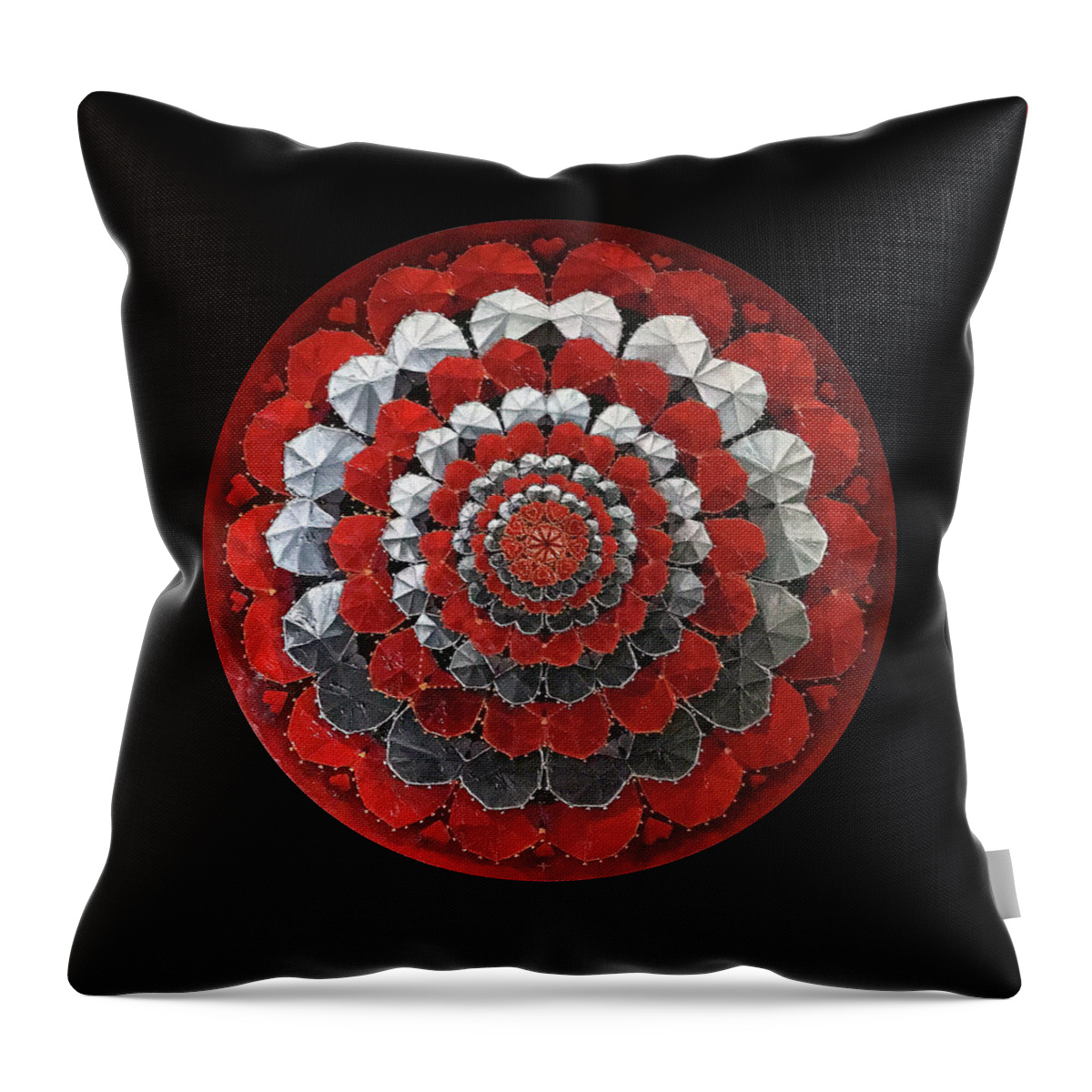  Throw Pillow featuring the painting Eternal Love by James Lanigan Thompson MFA