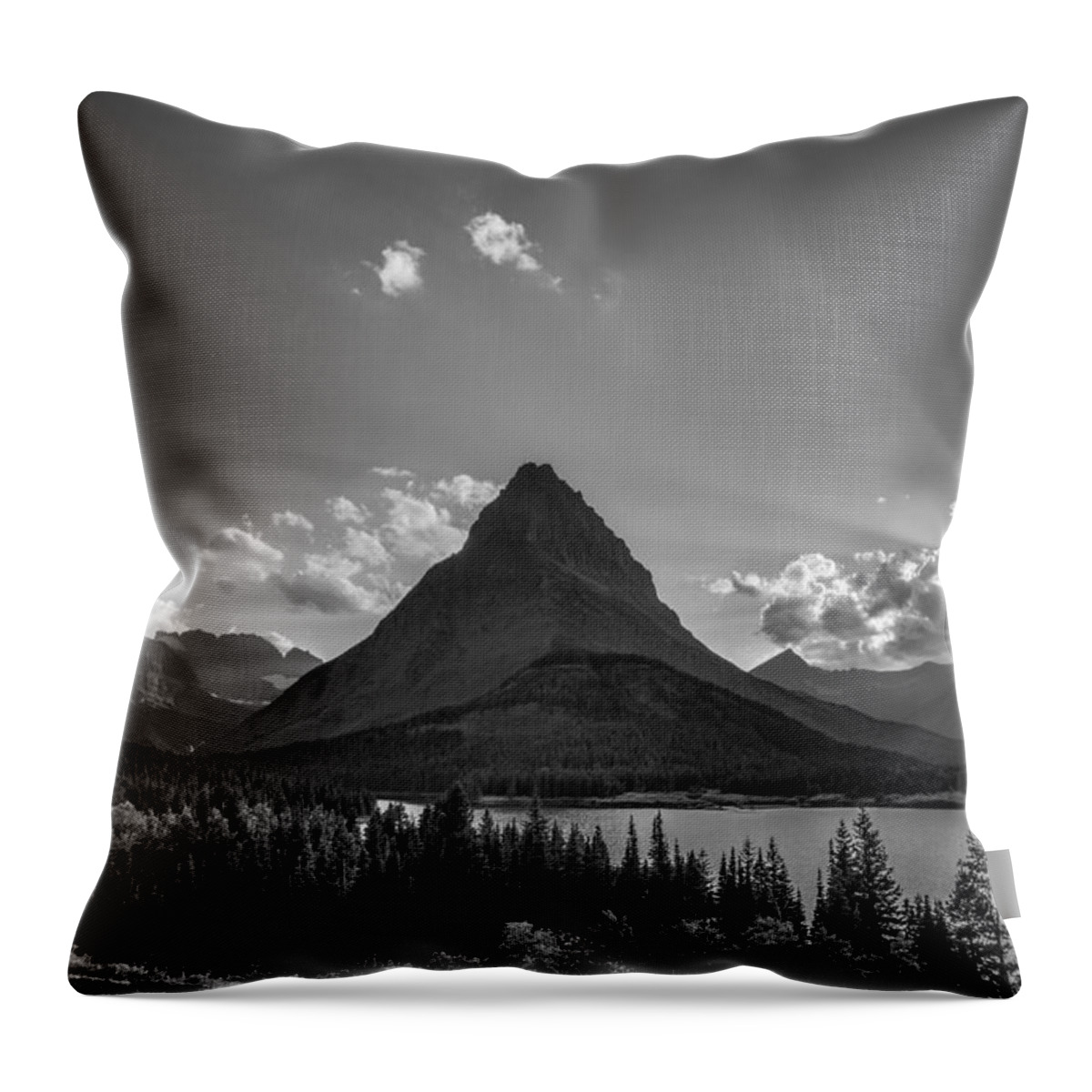 Glacier National Park Throw Pillow featuring the photograph Exaltation by Adam Mateo Fierro