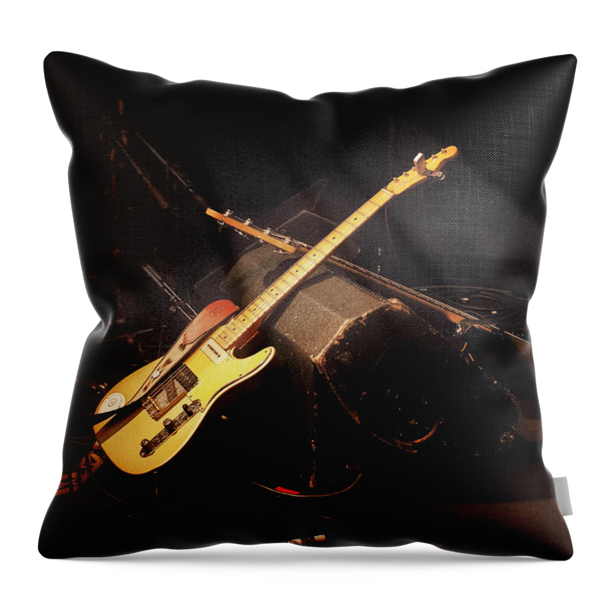 Feedback Throw Pillow featuring the photograph Feedback by Micah Offman