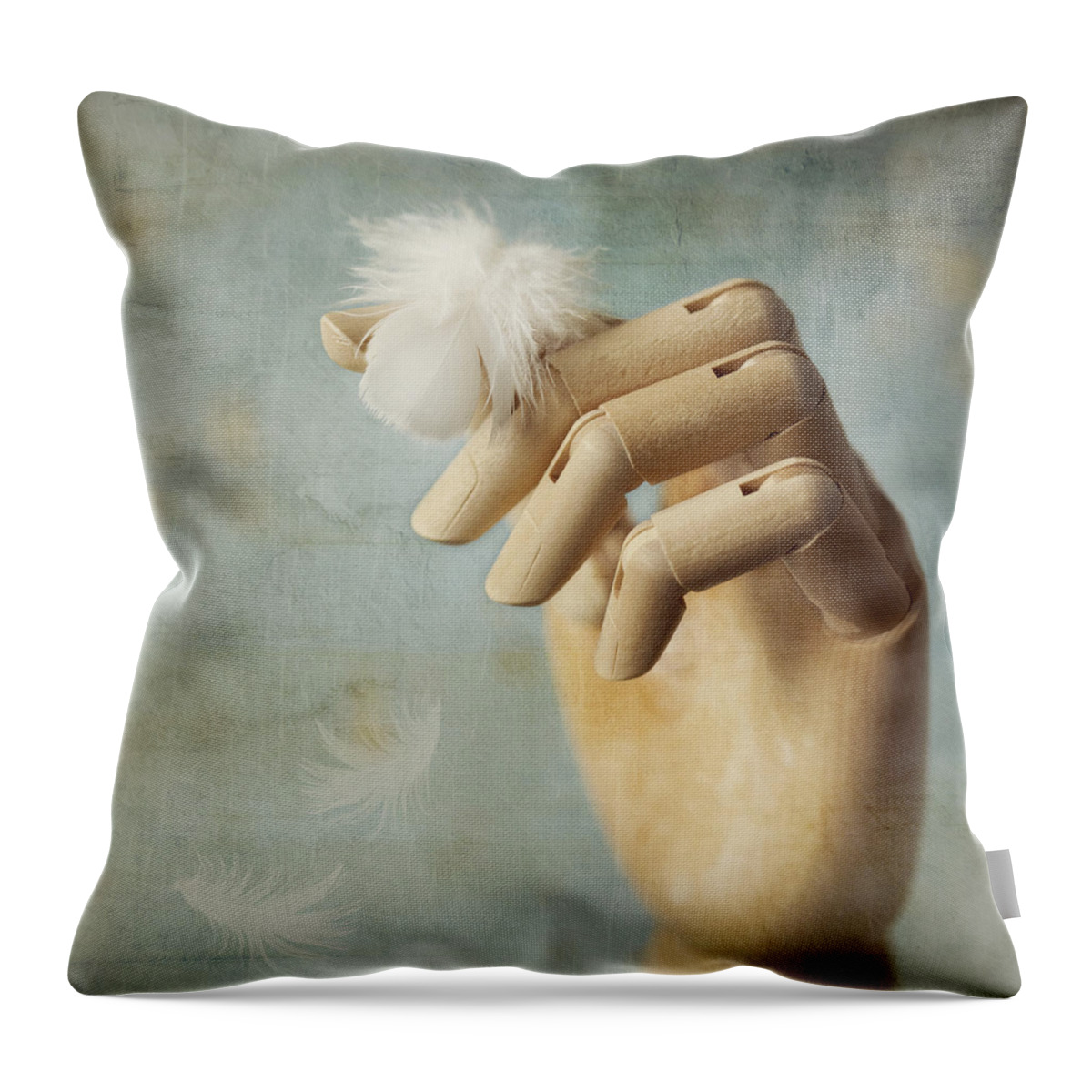 Hand Throw Pillow featuring the photograph Fly Far Away by Amy Weiss