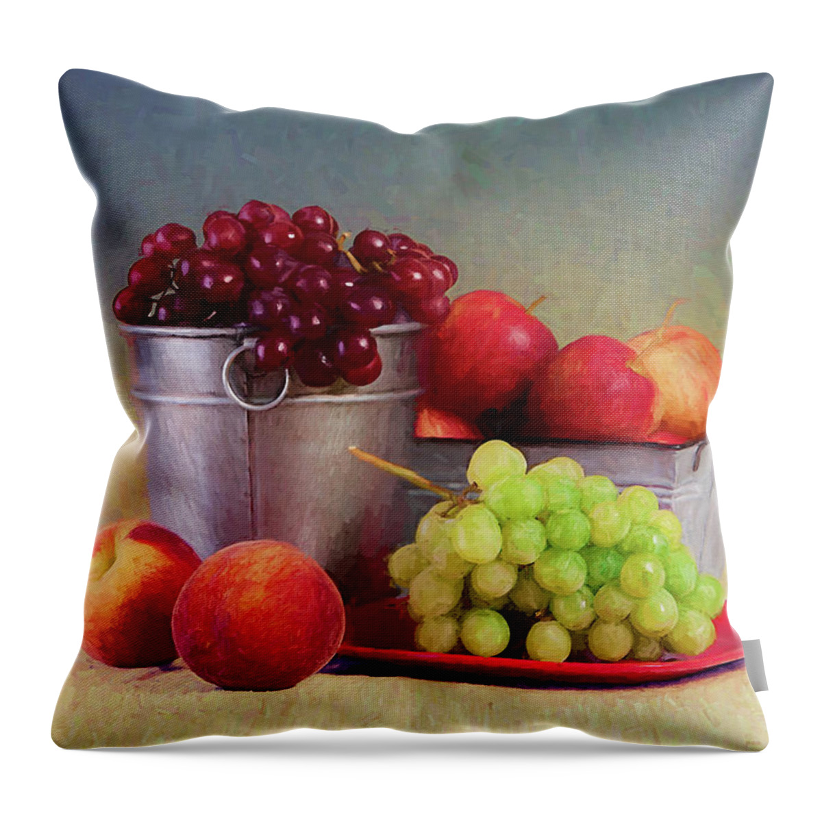 Fruit Throw Pillow featuring the photograph Fruits on Centerstage by Tom Mc Nemar