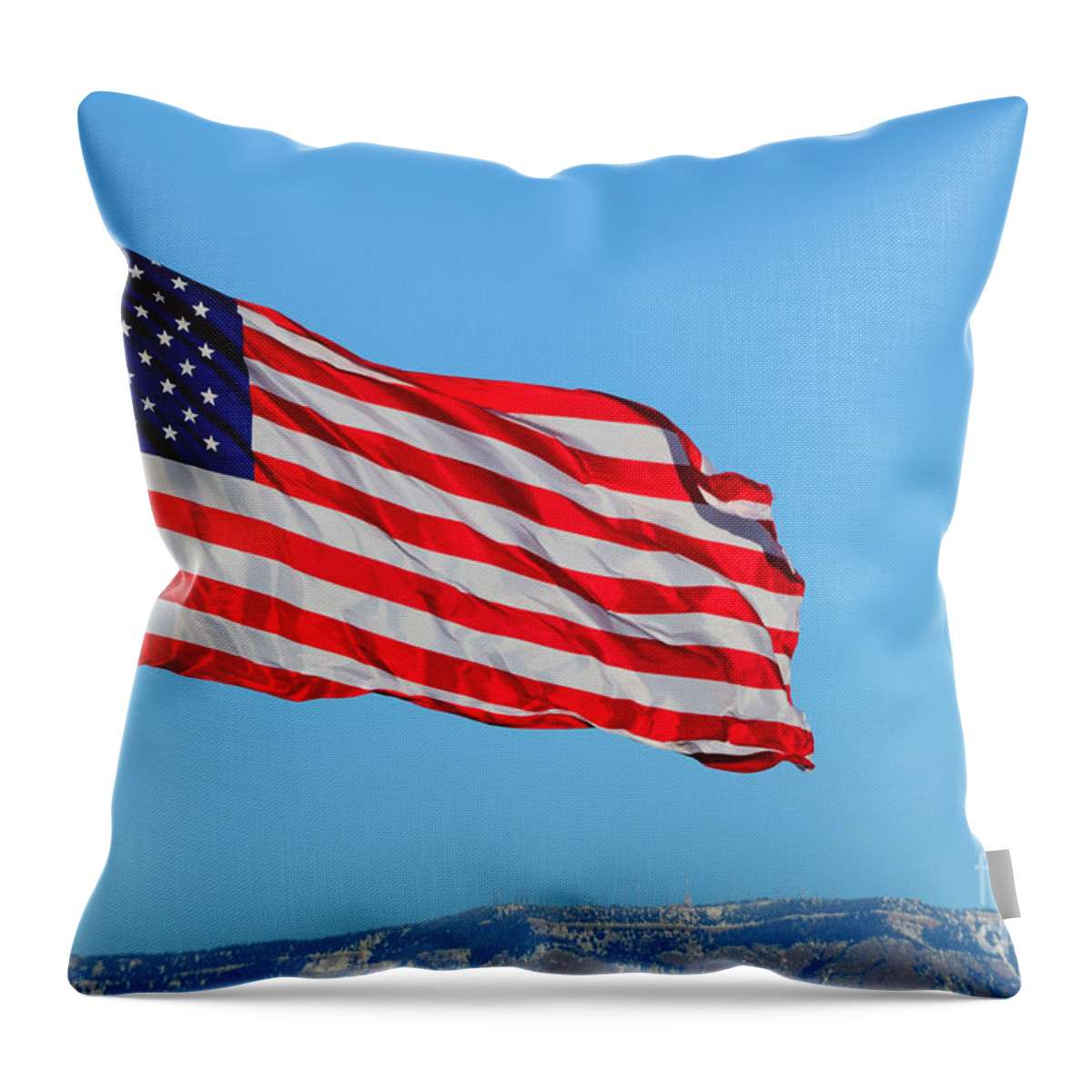 Mountain Throw Pillow featuring the photograph Glory on the mountain by Robert WK Clark