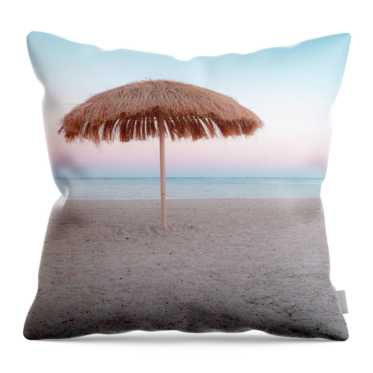 Africa Throw Pillow featuring the photograph Good Morning at the sea by Hannes Cmarits