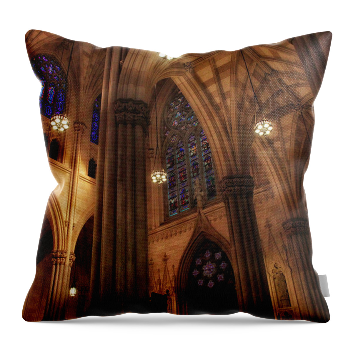 Gothic Arches Throw Pillow by Jessica Jenney - 18 x 18 - Jessica