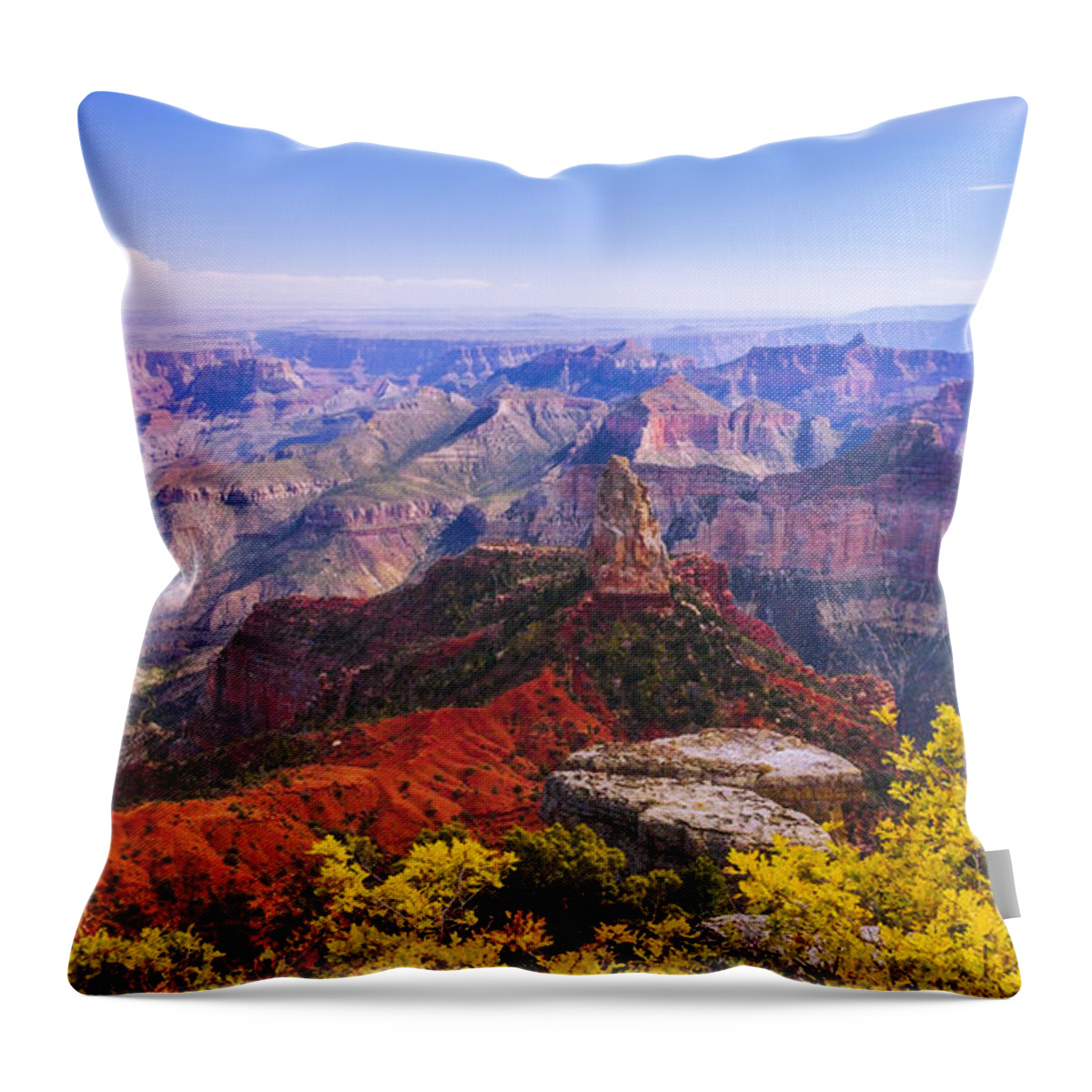 Grand Arizona Throw Pillow featuring the photograph Grand Arizona by Chad Dutson