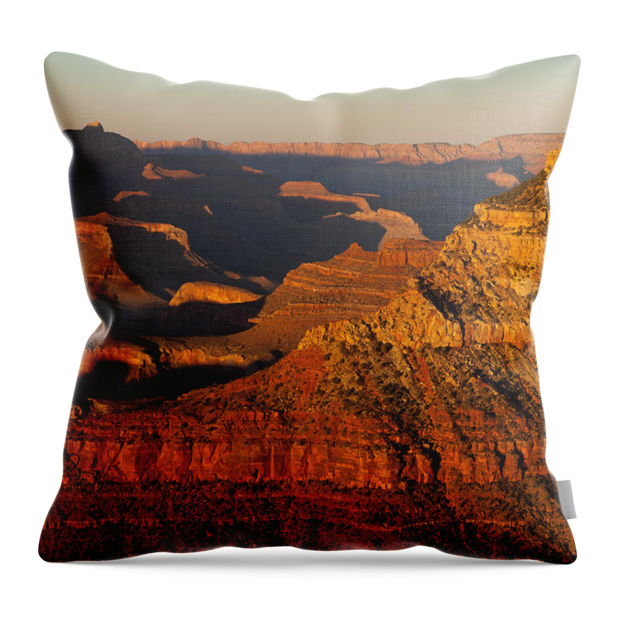 Grand Canyon National Park Throw Pillow featuring the photograph Grand Canyon 149 by Michael Fryd