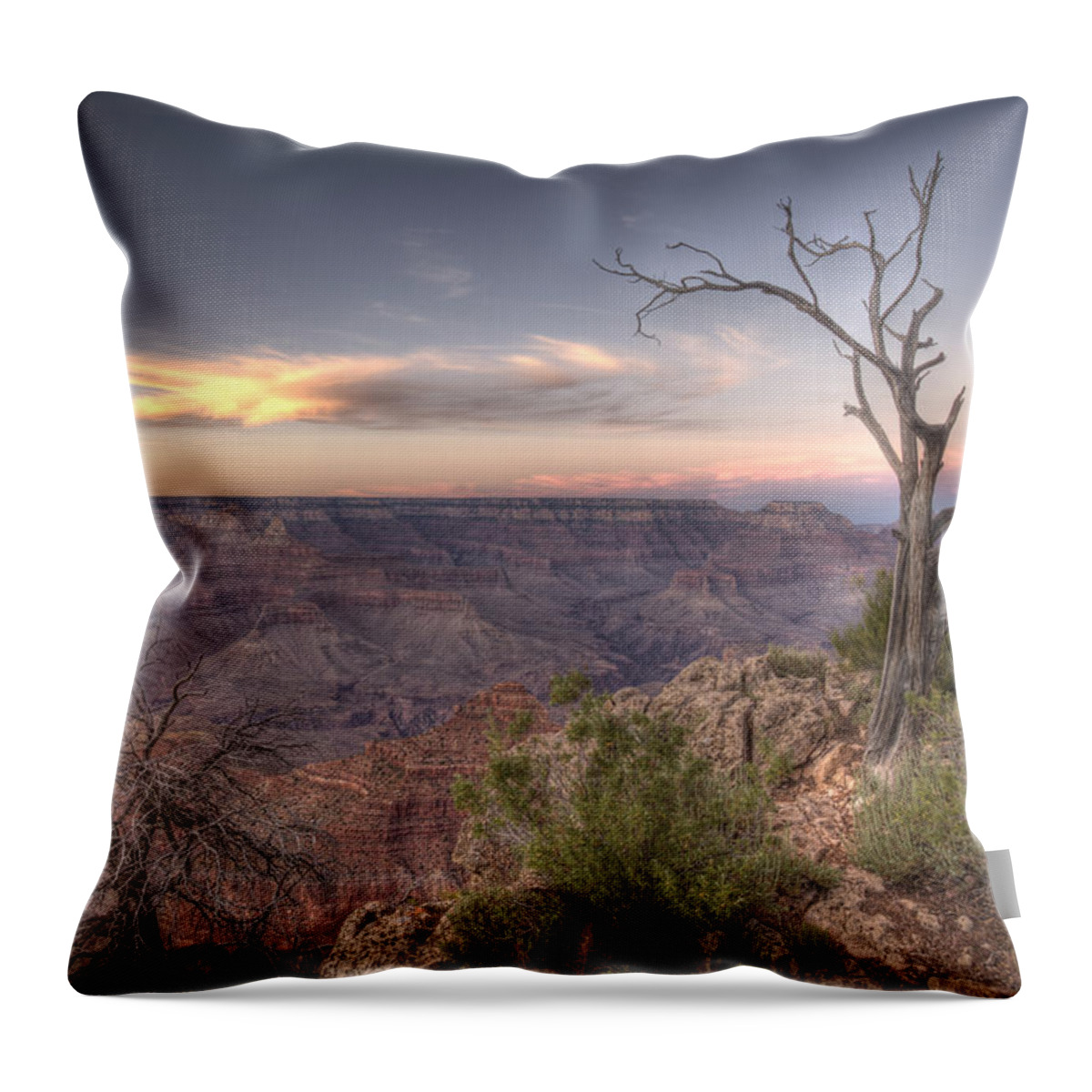Grand Canyon Throw Pillow featuring the photograph Grand Canyon 991 by Michael Fryd