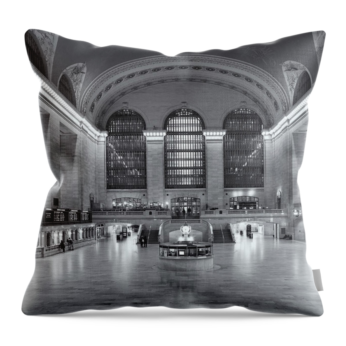 Clarence Holmes Throw Pillow featuring the photograph Grand Central Terminal II by Clarence Holmes