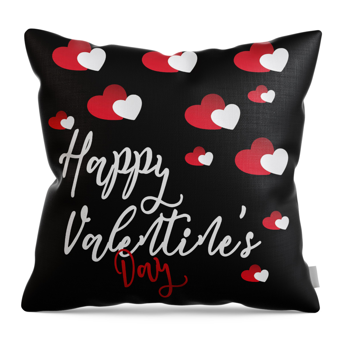 Happy Valentine's day Throw Pillow by Mypaperlove P | Fine Art America