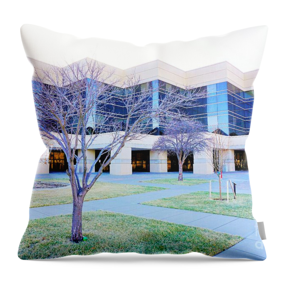 City Throw Pillow featuring the photograph Hays Kansas by Merle Grenz