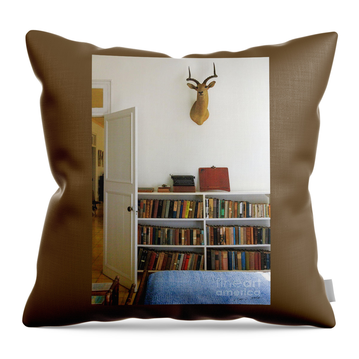 Tranquility Throw Pillow featuring the photograph Hemingways' Cuba House No. 3 by Craig J Satterlee