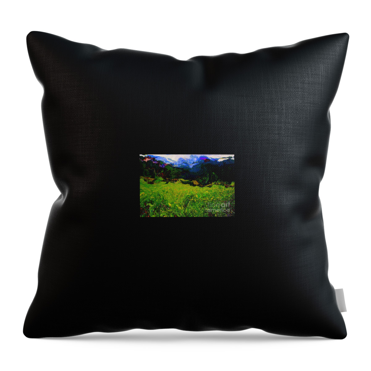 Yellowstone National Park Throw Pillow featuring the photograph High Country Yellowstone by Julie Lueders 
