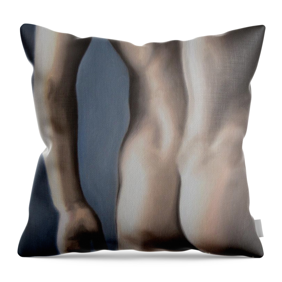 Noewi Throw Pillow featuring the painting Hot Buns by Jindra Noewi