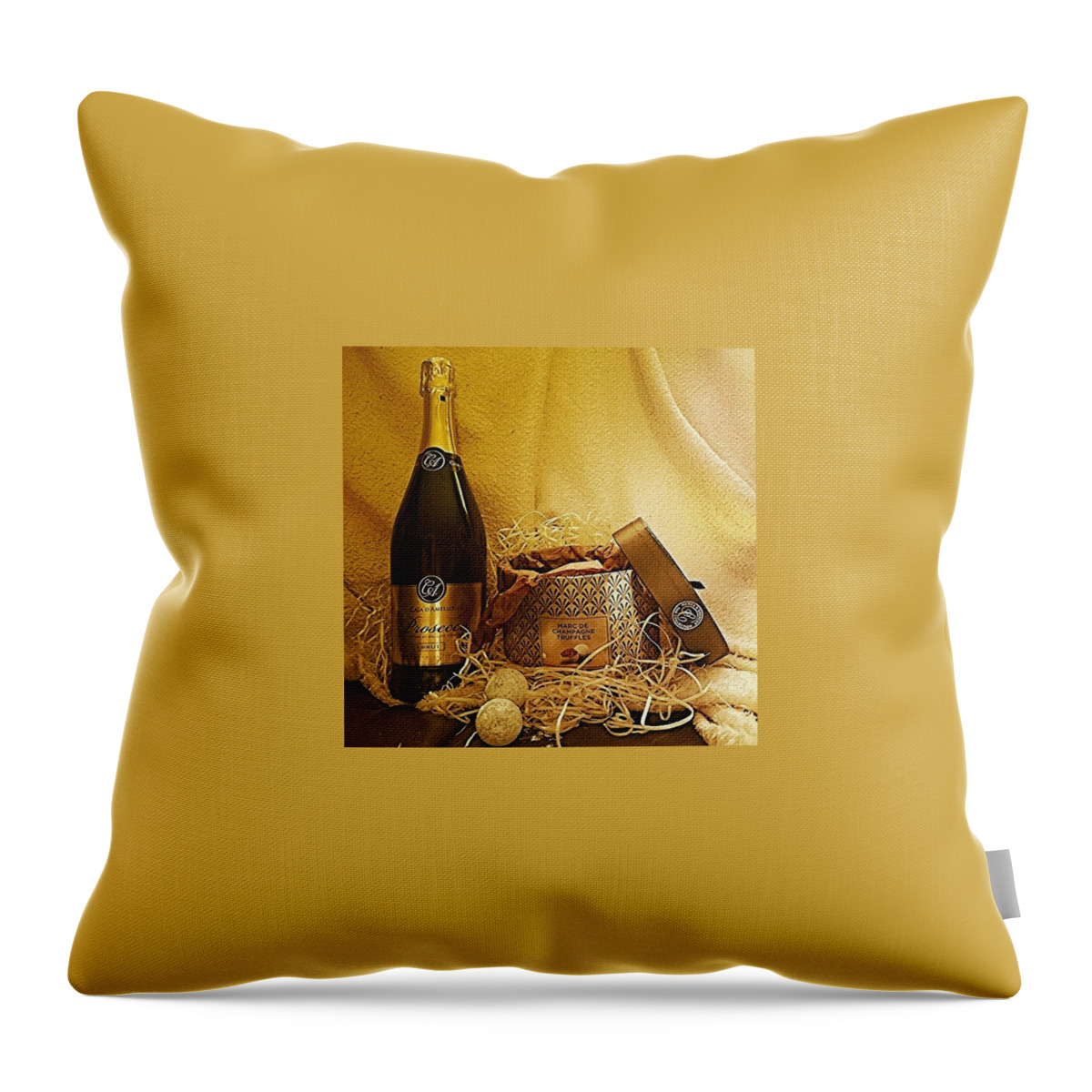  Throw Pillow featuring the photograph I Got Another Birthday Present by Abbie Shores