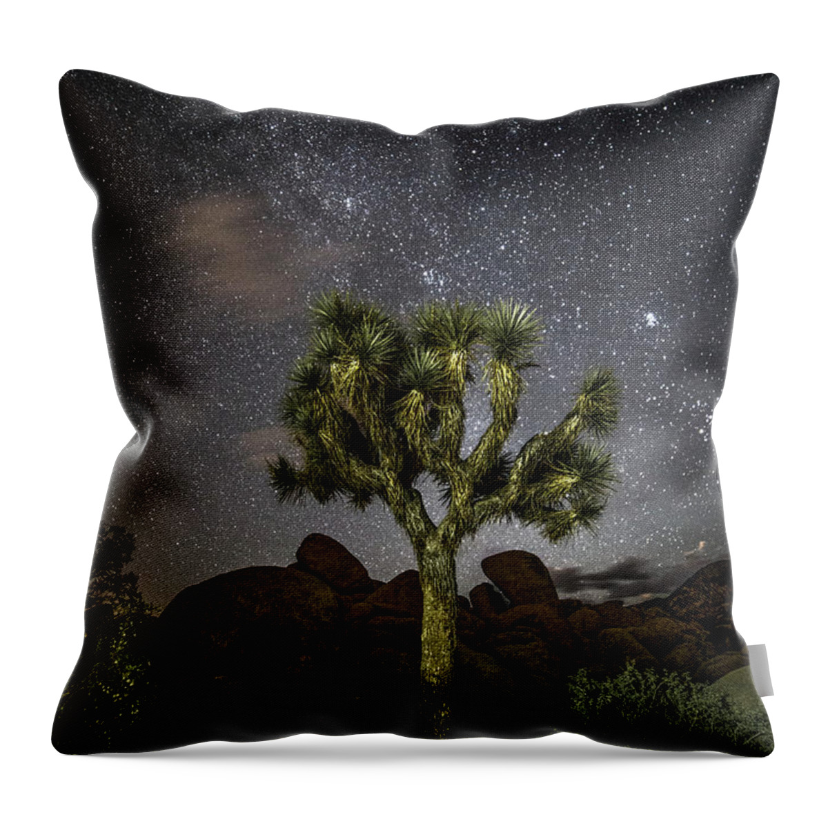 Astrophotography Throw Pillow featuring the photograph Illuminati 09 by Ryan Weddle