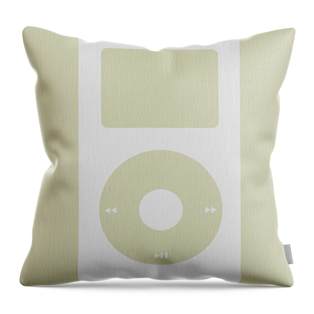 Ipod Throw Pillow featuring the photograph iPod by Naxart Studio