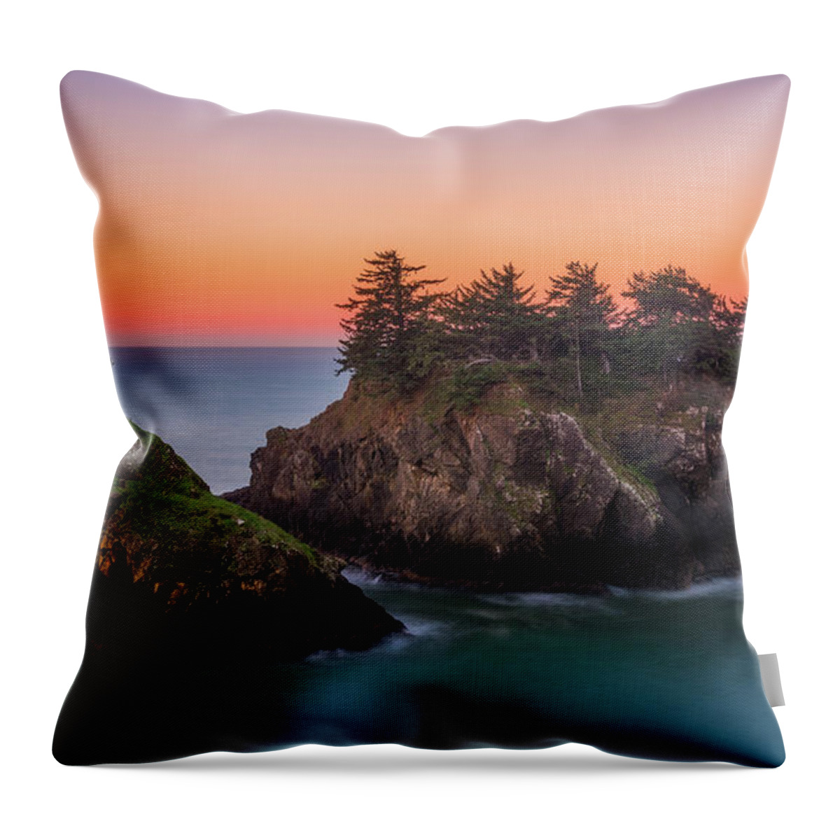 Sunrise Throw Pillow featuring the photograph Islands in the Sea by Darren White