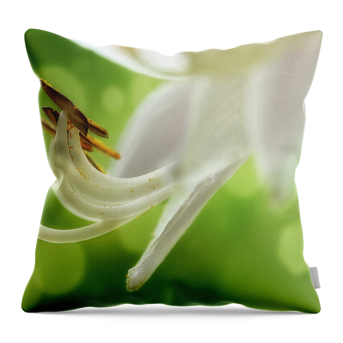 Hosta Throw Pillow featuring the photograph It's Summer Time by Mike Eingle