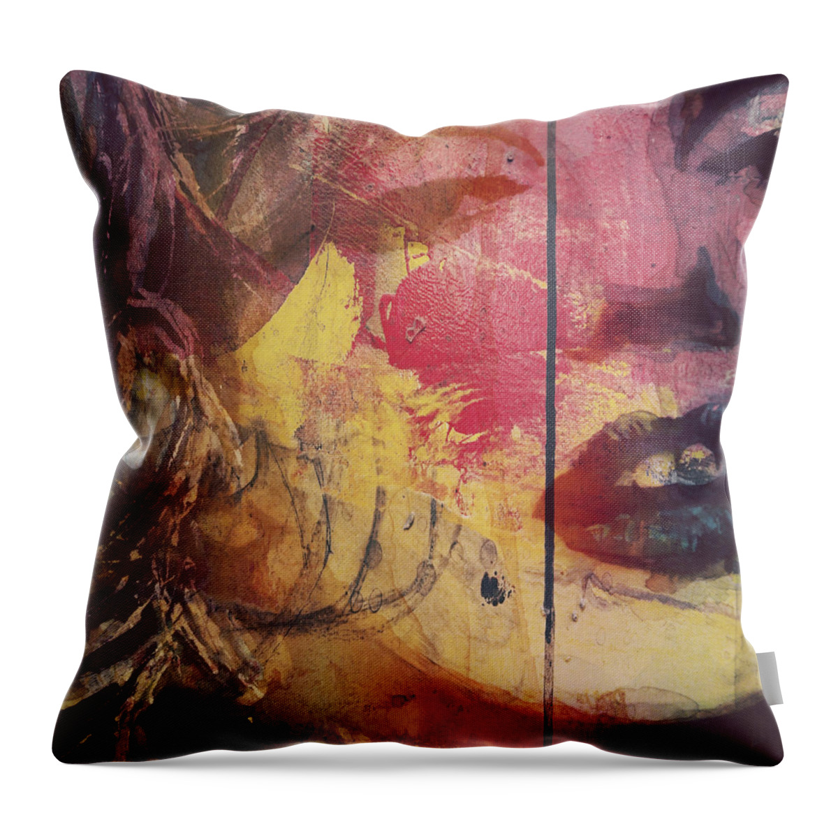 Marilyn Monroe Throw Pillow featuring the painting I've Seen That Movie Too by Paul Lovering