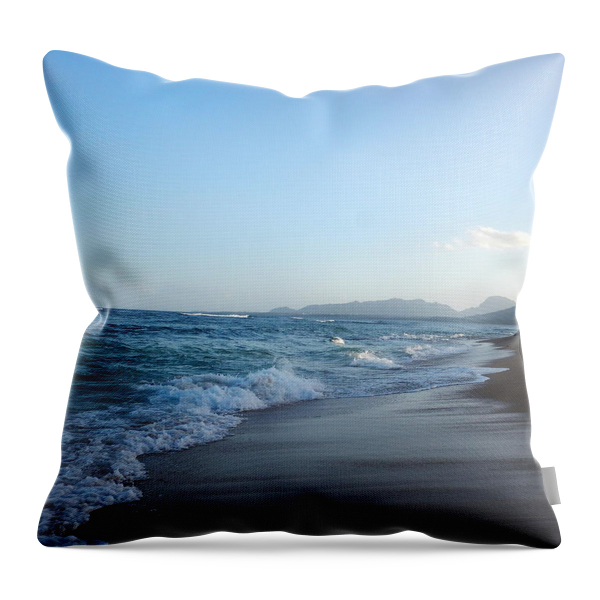 Kauai Throw Pillow featuring the photograph Kauai Kapa'a Coast 3 by Amy Fose