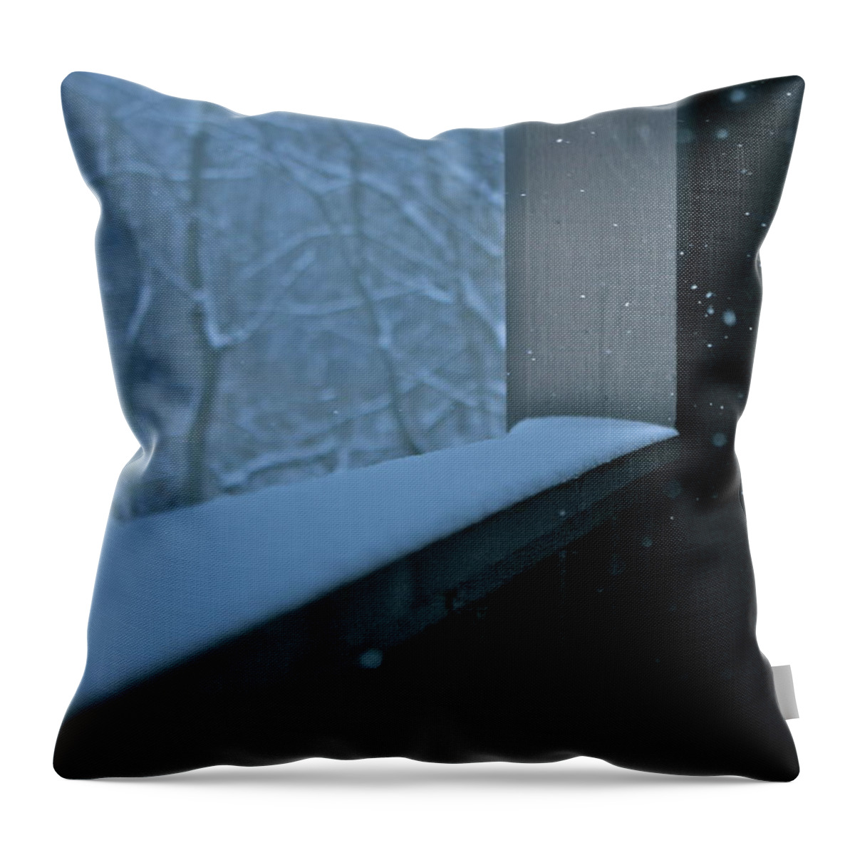Nunweiler Throw Pillow featuring the photograph Keeping Warm by the Palace Window by Nunweiler Photography