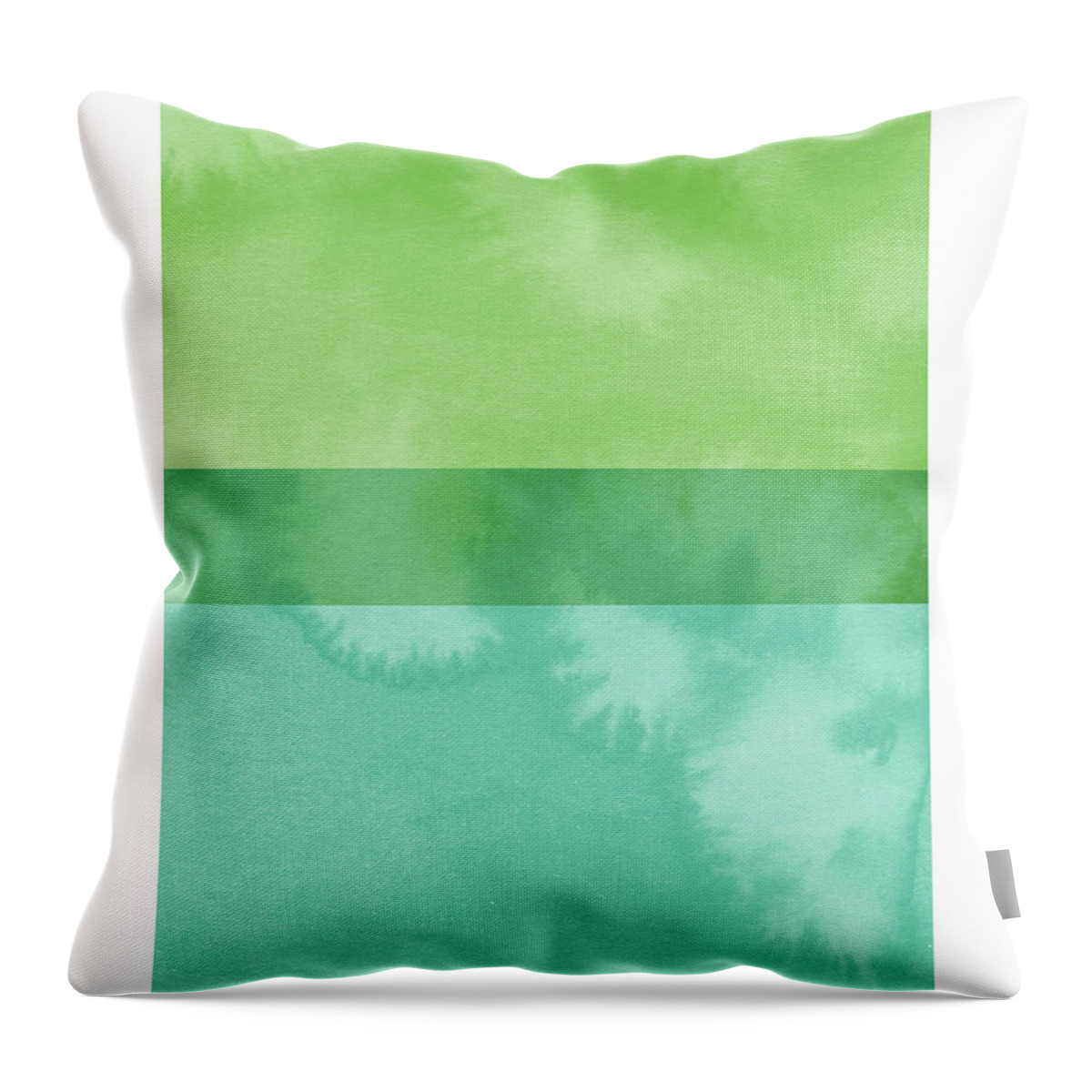 Modern Throw Pillow featuring the painting Light Breeze 2- Art by Linda Woods by Linda Woods