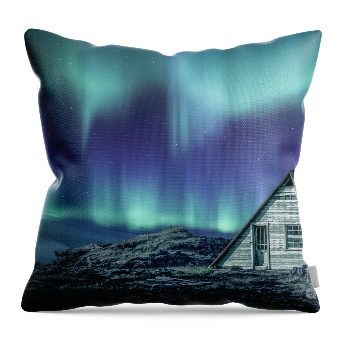 Aurora Throw Pillow featuring the photograph Light Up My Darkness by Evelina Kremsdorf