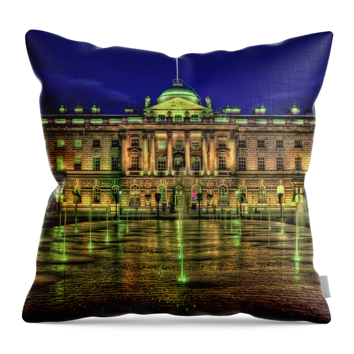 Night Throw Pillow featuring the photograph Light Up The Night by Evelina Kremsdorf
