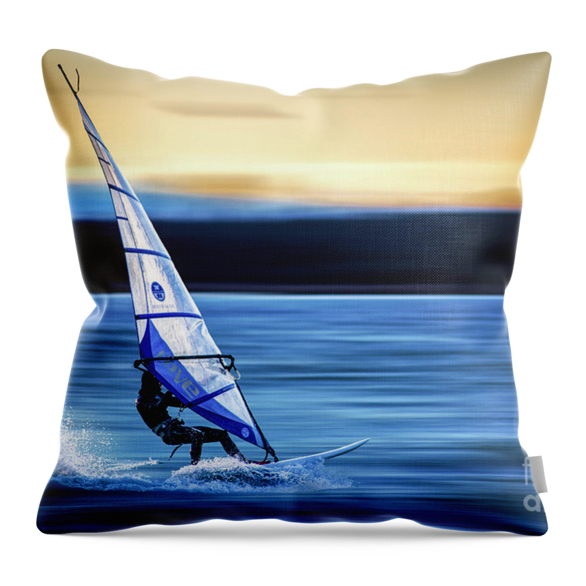 Ammersee Throw Pillow featuring the photograph Looking Forward by Hannes Cmarits