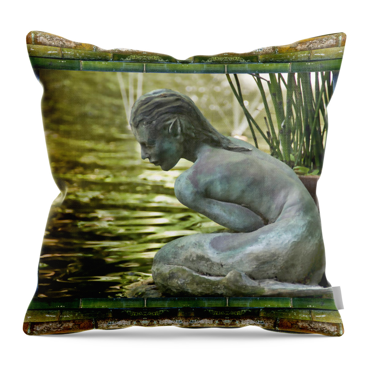 Mandalas Throw Pillow featuring the photograph Looking In by Bell And Todd