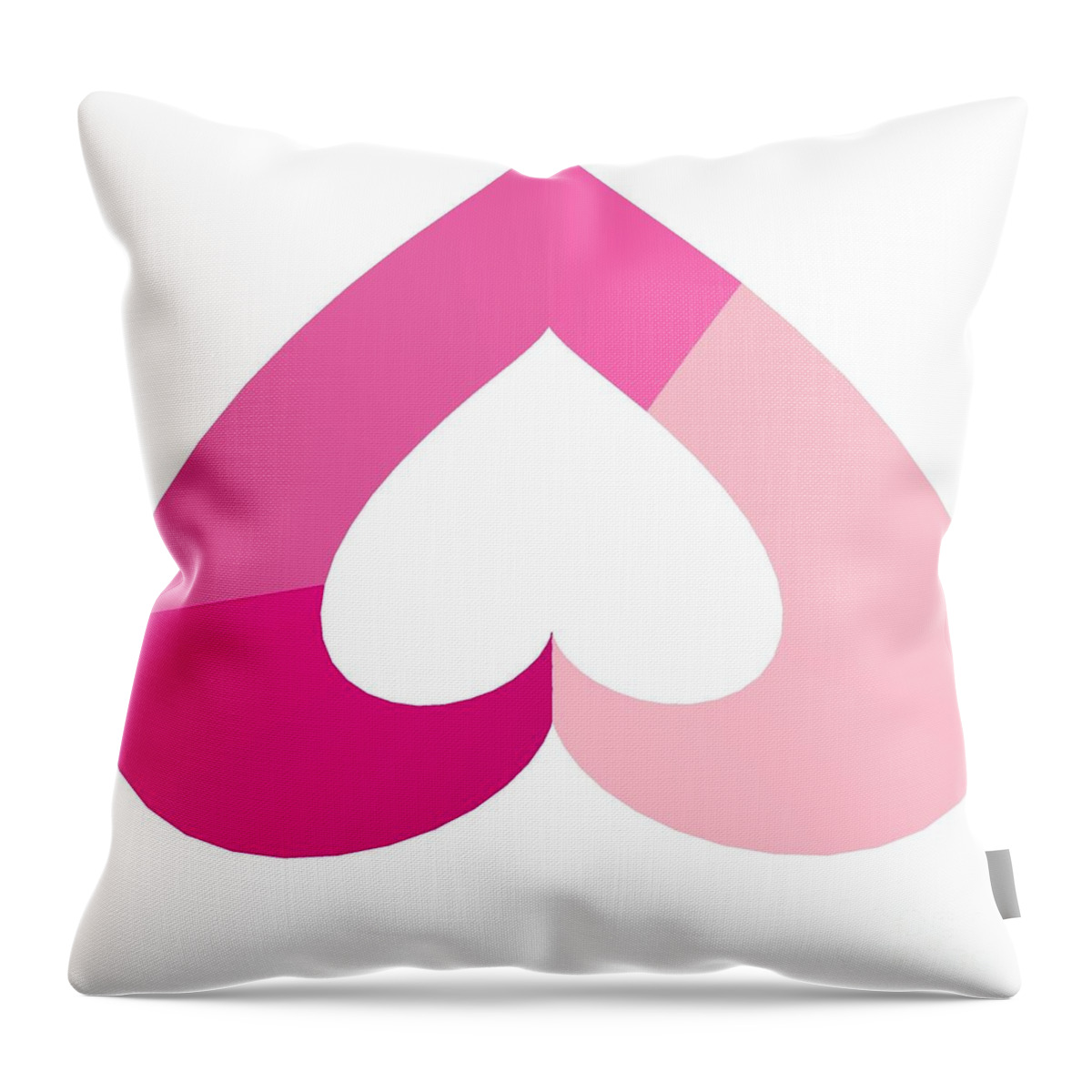 Love Upside Down Throw Pillow featuring the digital art Love Upside Down by Michael Skinner