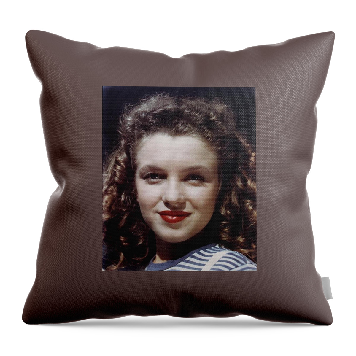 Marilyn Monroe circa 1946-2015 Throw Pillow