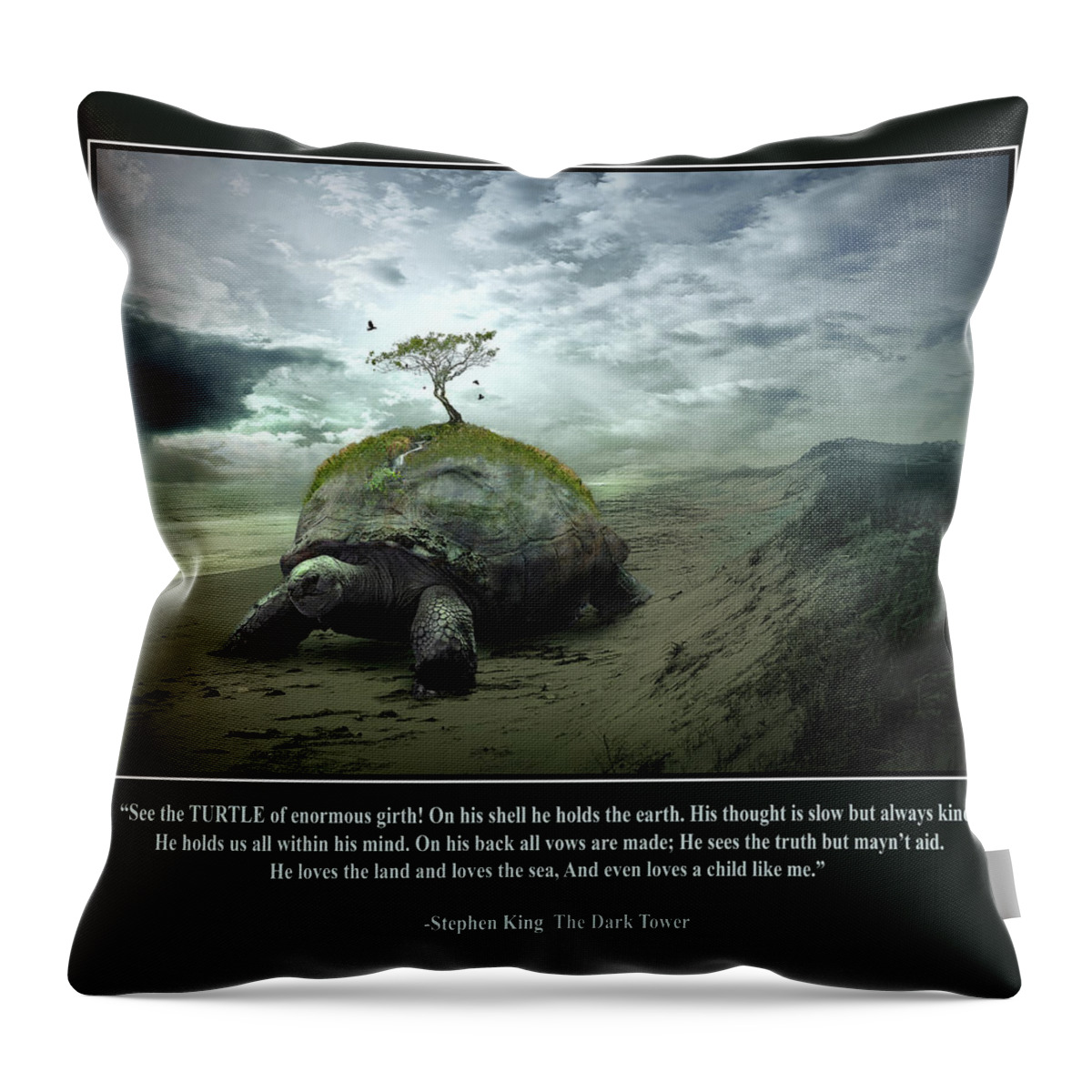 Poster Throw Pillow featuring the digital art Maturin by Rick Mosher