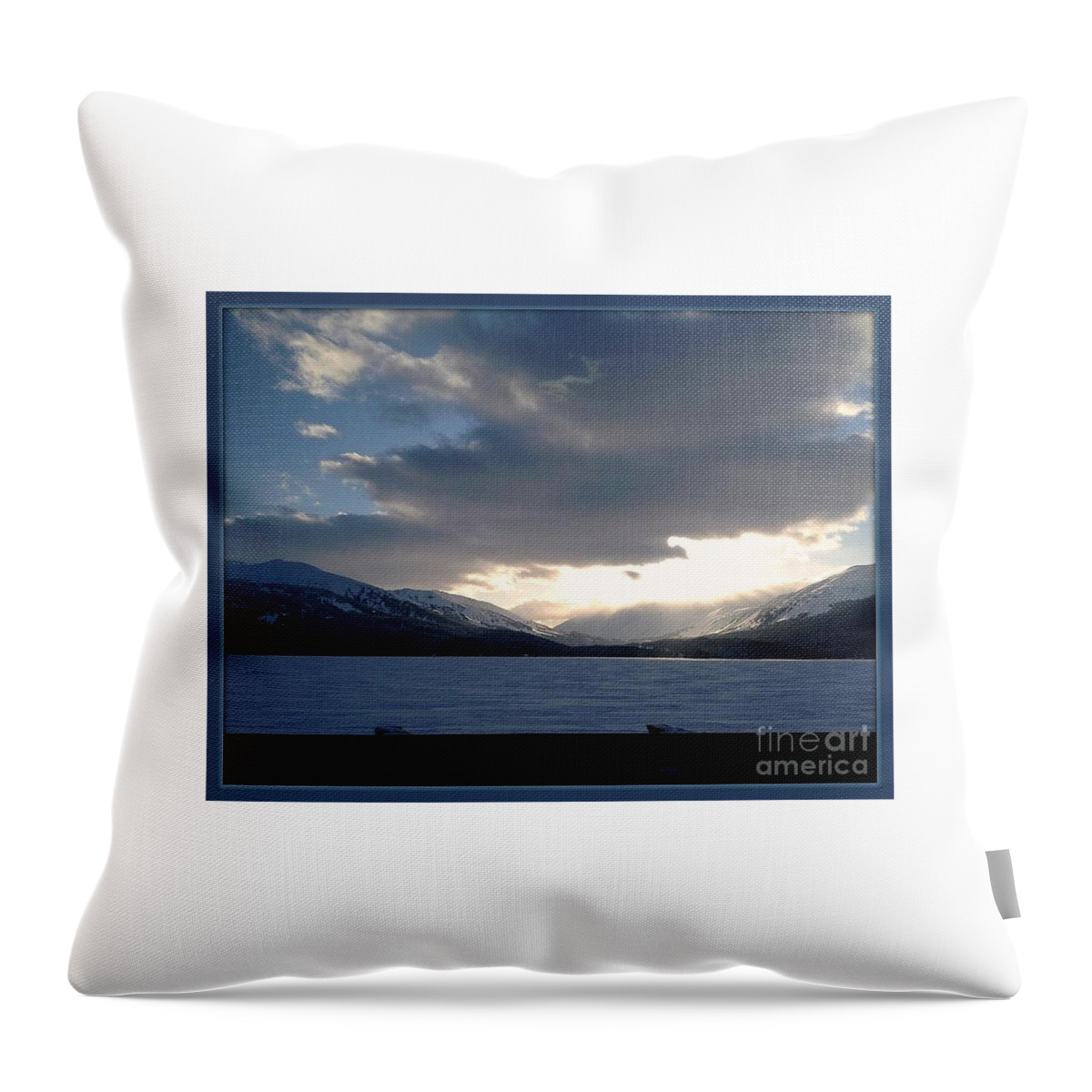  Throw Pillow featuring the photograph McKinley by James Lanigan Thompson MFA