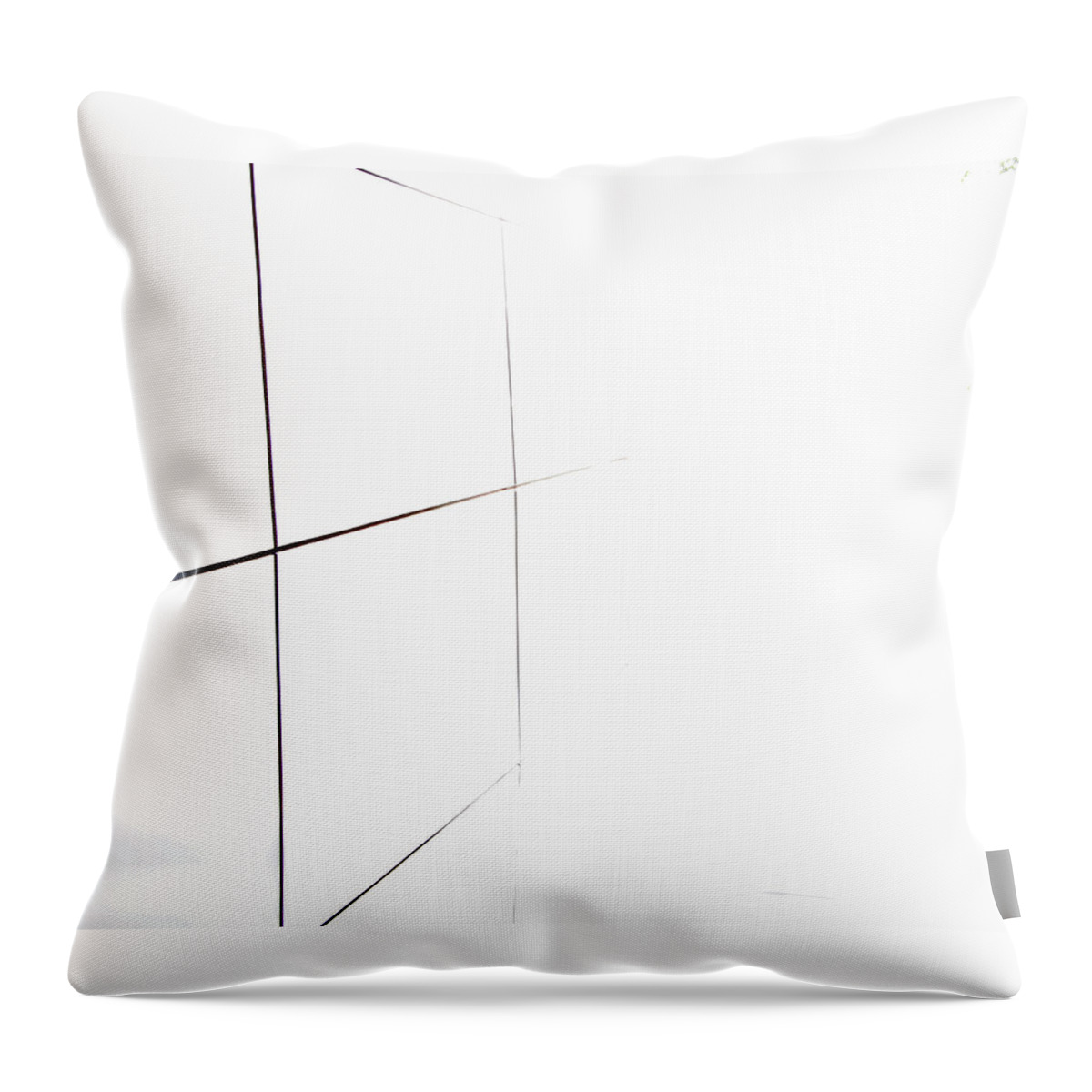Minimalism Throw Pillow featuring the digital art Minimal Squares by Kathleen Illes