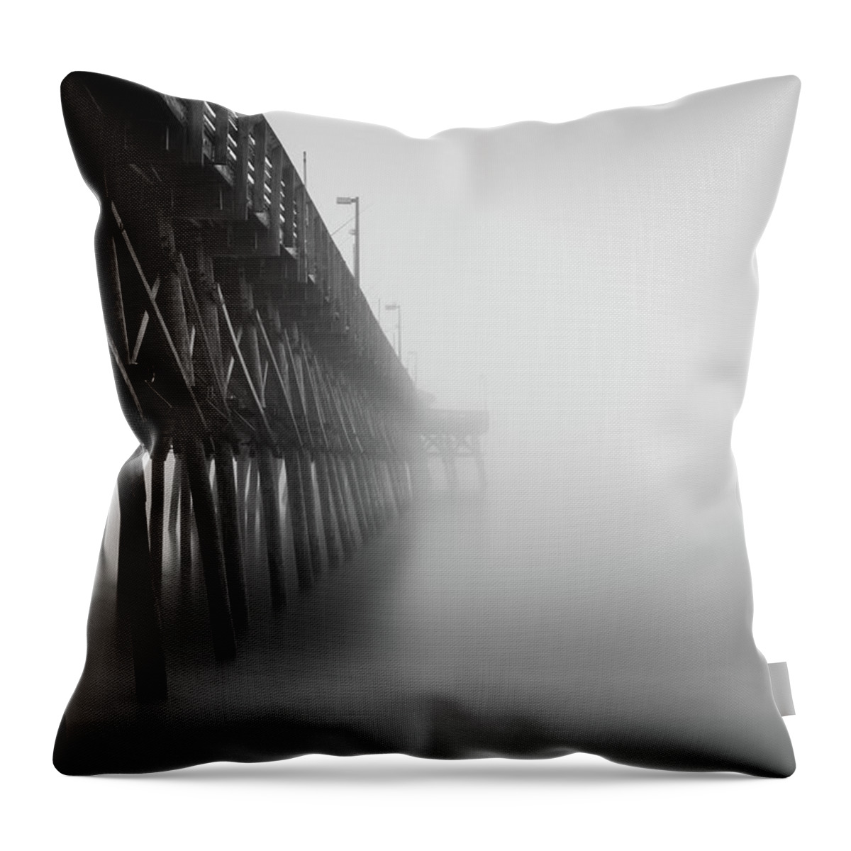 Garden City Throw Pillow featuring the photograph Misty November Morning II by Ivo Kerssemakers