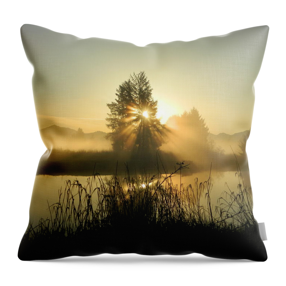 Sunrise Throw Pillow featuring the photograph Morning Bliss by Gallery Of Hope 