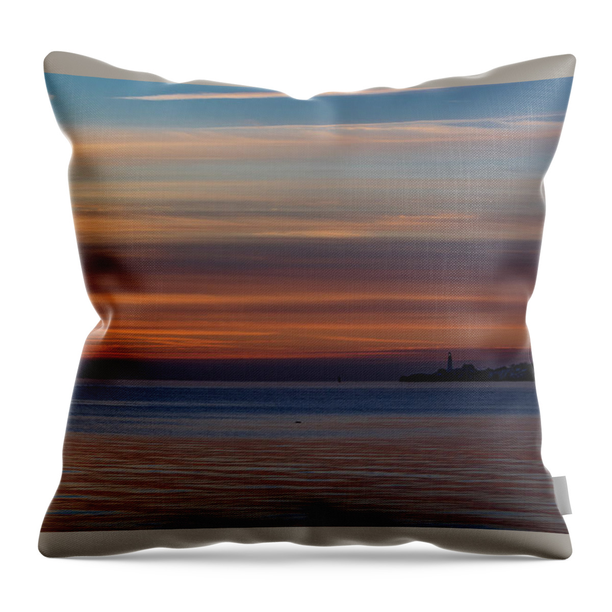 Landscape Throw Pillow featuring the photograph Morning Pastels by Darryl Hendricks