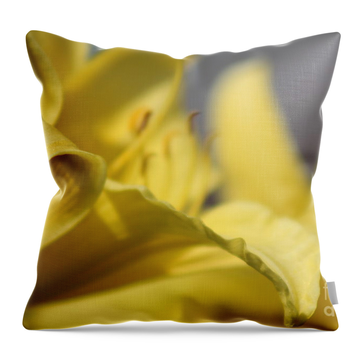 Yellow Throw Pillow featuring the photograph Nature's Beauty 48 by Deena Withycombe